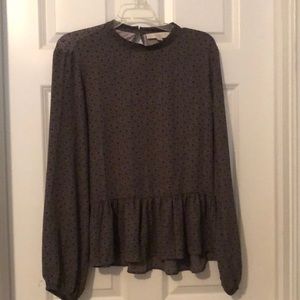 Loft peplum top